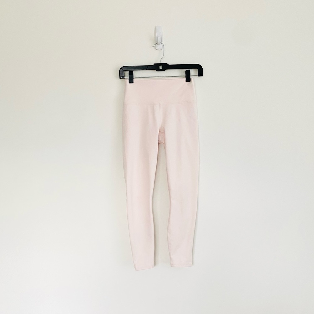Fabletics Define High-Waisted 7/8 Legging in Pink Frost - Picture 4 of 9